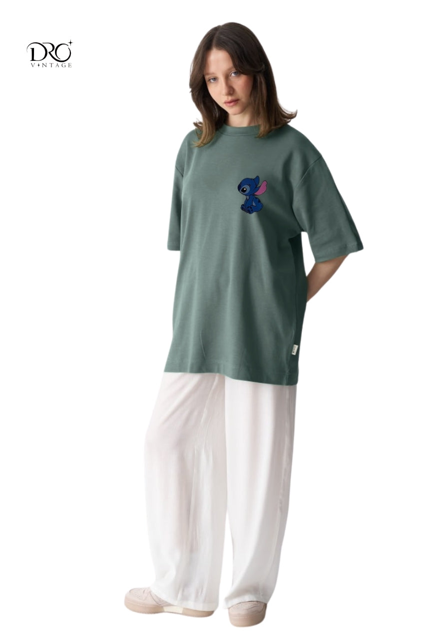 Dro Vintage Stitch Graphic T-Shirt